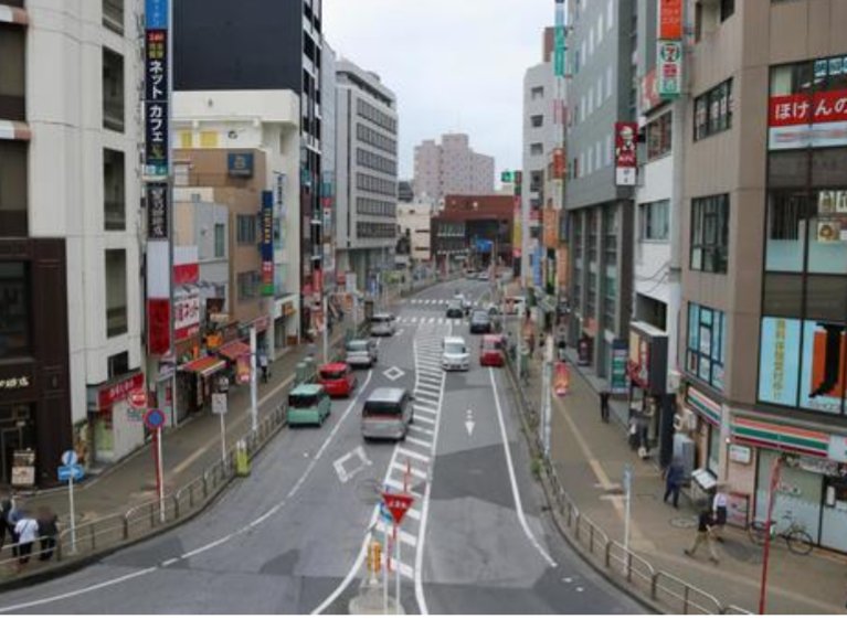 事務所のある松戸の街並み——地域に根ざして活動しています